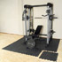 Mega-Lock Rubber Gym Tiles - Interlocking